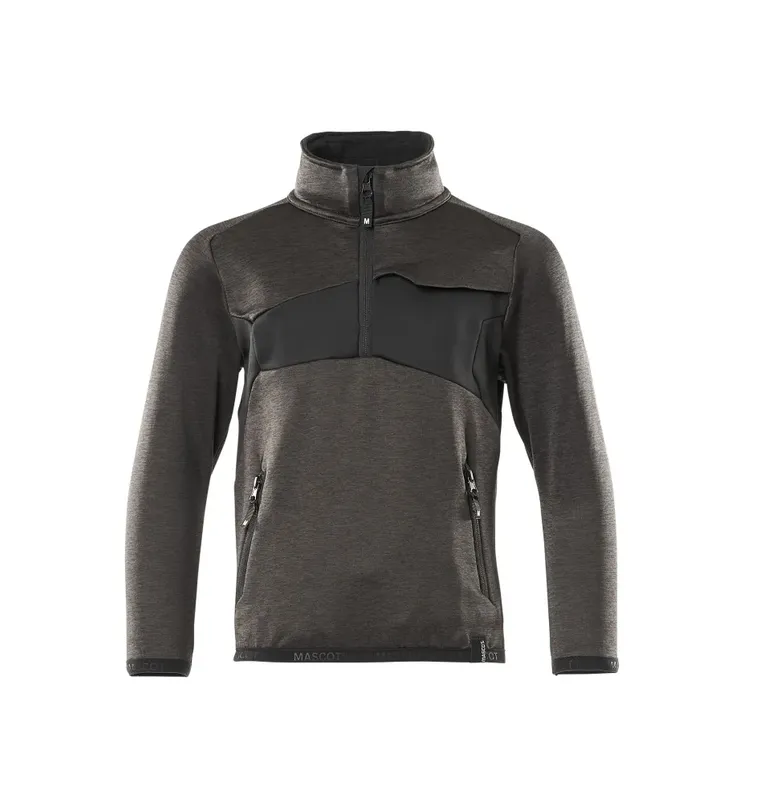 MASCOT® ACCELERATE Fleecejacke für Kinder 18903-316 – Dunkelanthrazit/Schwarz