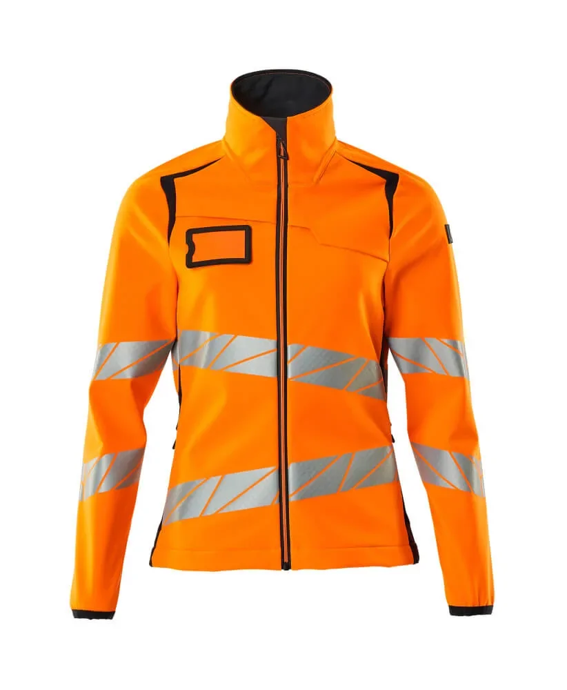 MASCOT® ACCELERATE SAFE Softshelljacke 19012-143 – Hi-vis Orange/Schwarzblau