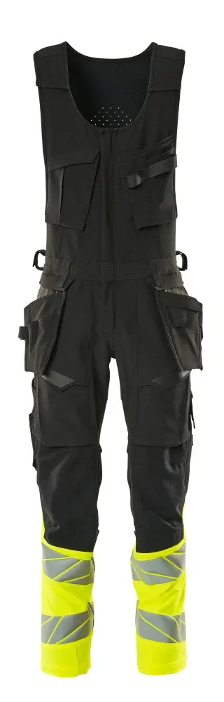 MASCOT® ACCELERATE SAFE Kombihose 19169-711 – Schwarz/Hi-vis Gelb