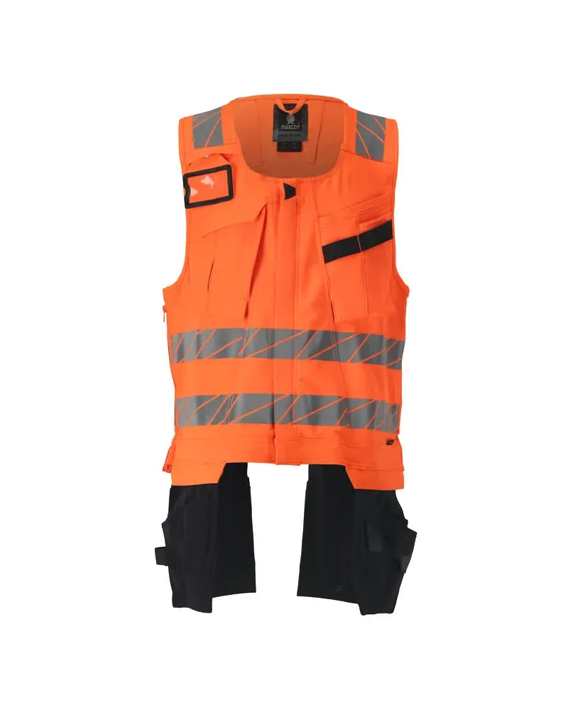 MASCOT® ACCELERATE SAFE Werkzeugweste 19589-711 – Hi-vis Orange/Schwarzblau