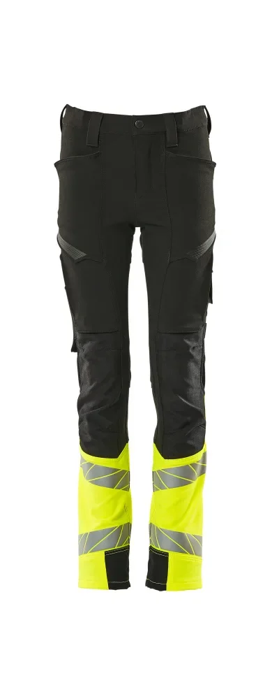 MASCOT® ACCELERATE SAFE Hose für Kinder 19979-311 – Schwarz/Hi-vis Gelb