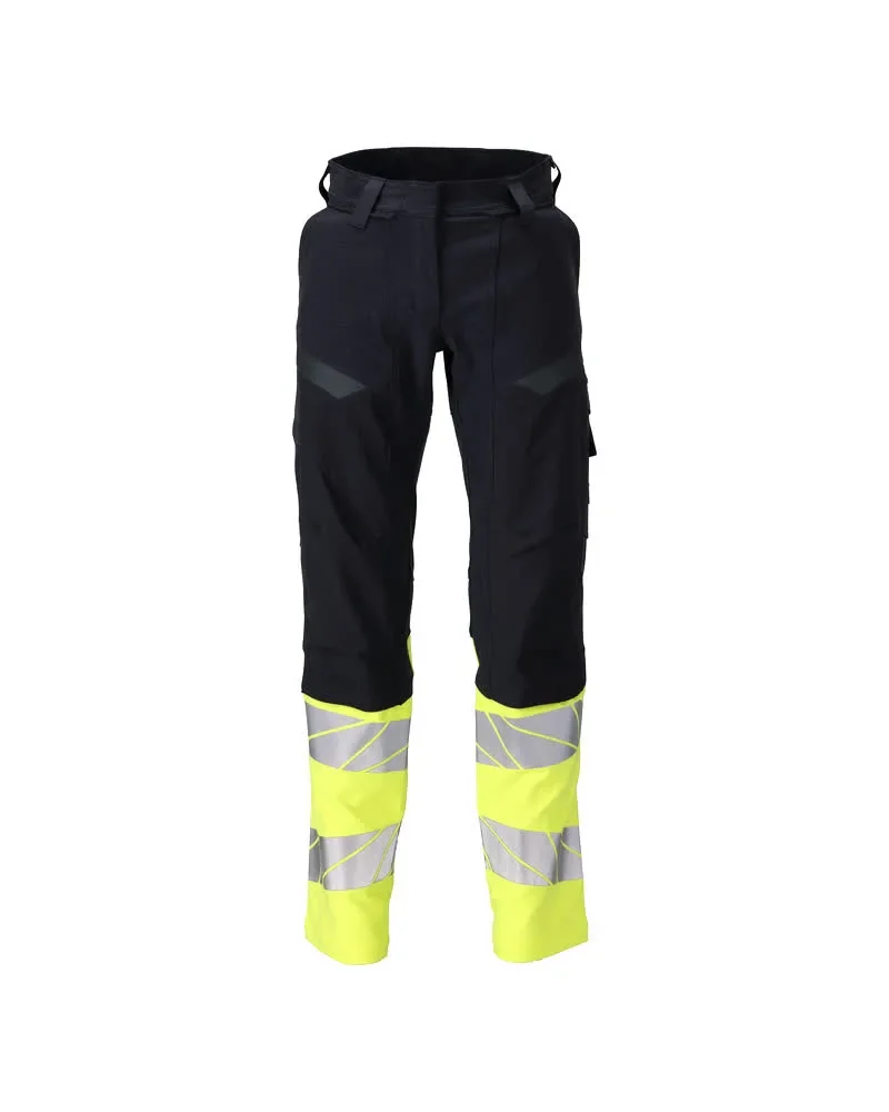 MASCOT® ACCELERATE MULTISAFE Hose mit Knietaschen 21178-284 – Schwarzblau/Hi-vis Gelb