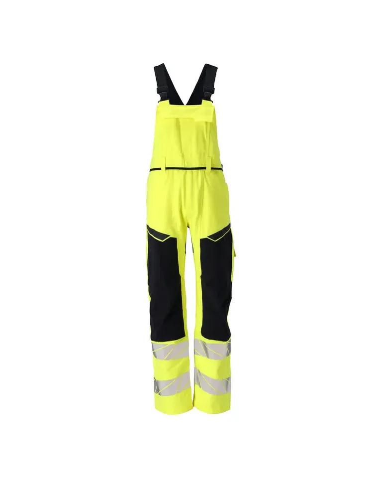 MASCOT® ACCELERATE MULTISAFE Latzhose mit Knietaschen 21369-281 – Hi-vis Gelb/Schwarzblau