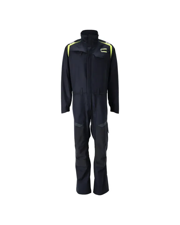 MASCOT® ACCELERATE MULTISAFE Overall mit Knietaschen 21519-281 – Schwarzblau/Hi-vis Gelb