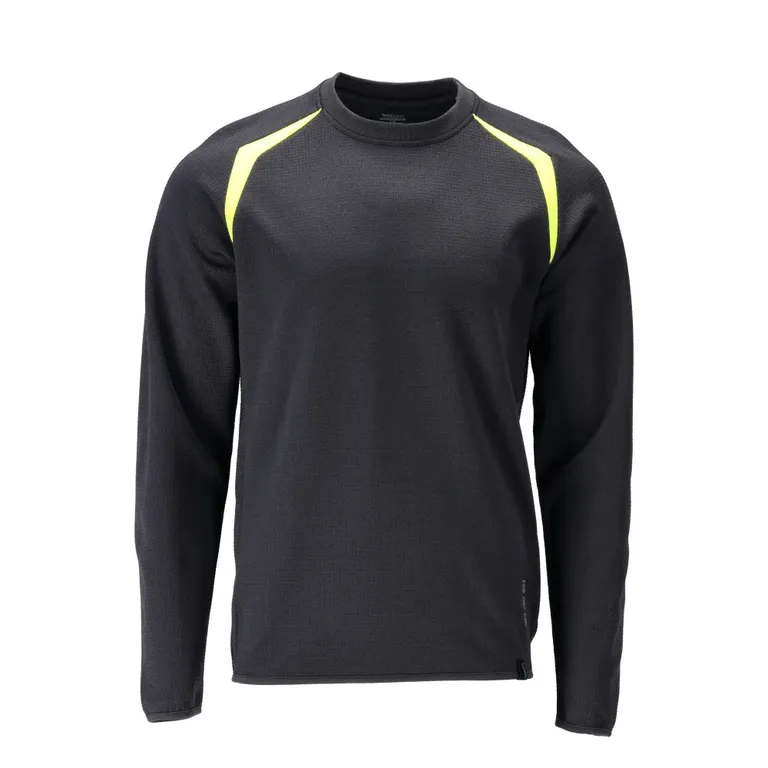 MASCOT® ACCELERATE MULTISAFE Sweatshirt 21584-337 – Schwarzblau/Hi-vis Gelb