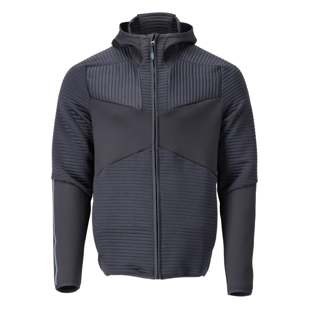 MASCOT® CUSTOMIZED Fleece Kapuzenpullover mit Reißverschluss 22603-681 – Schwarzblau