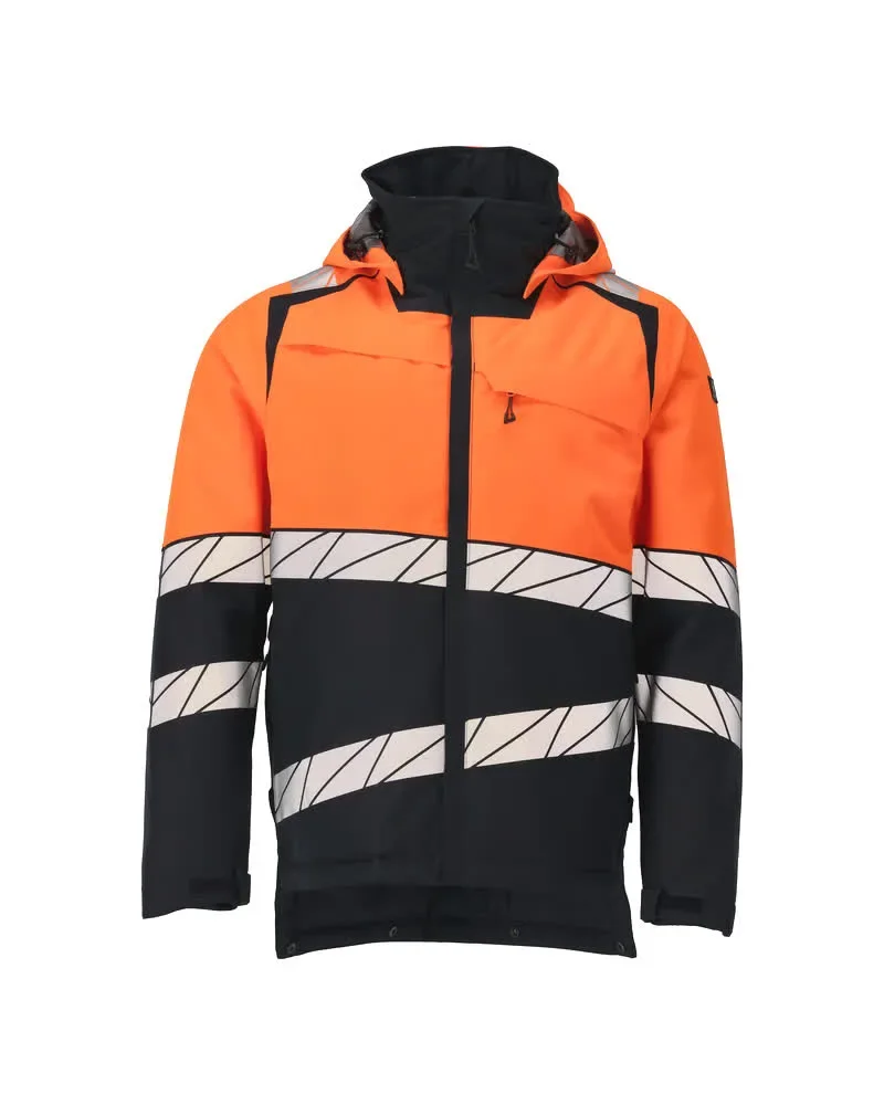 MASCOT® ACCELERATE SAFE Winterjacke 25035-231 – Schwarzblau/Hi-vis Orange