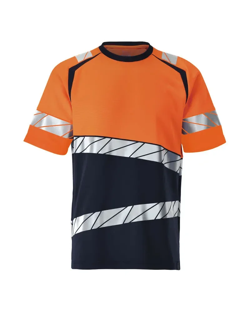 MASCOT® ACCELERATE SAFE T-Shirt 25082-771 – Schwarzblau/Hi-vis Orange