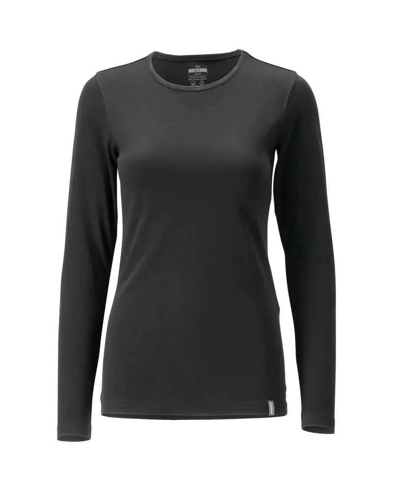MASCOT® CROSSOVER Langarmshirt 25191-786 – Vollschwarz