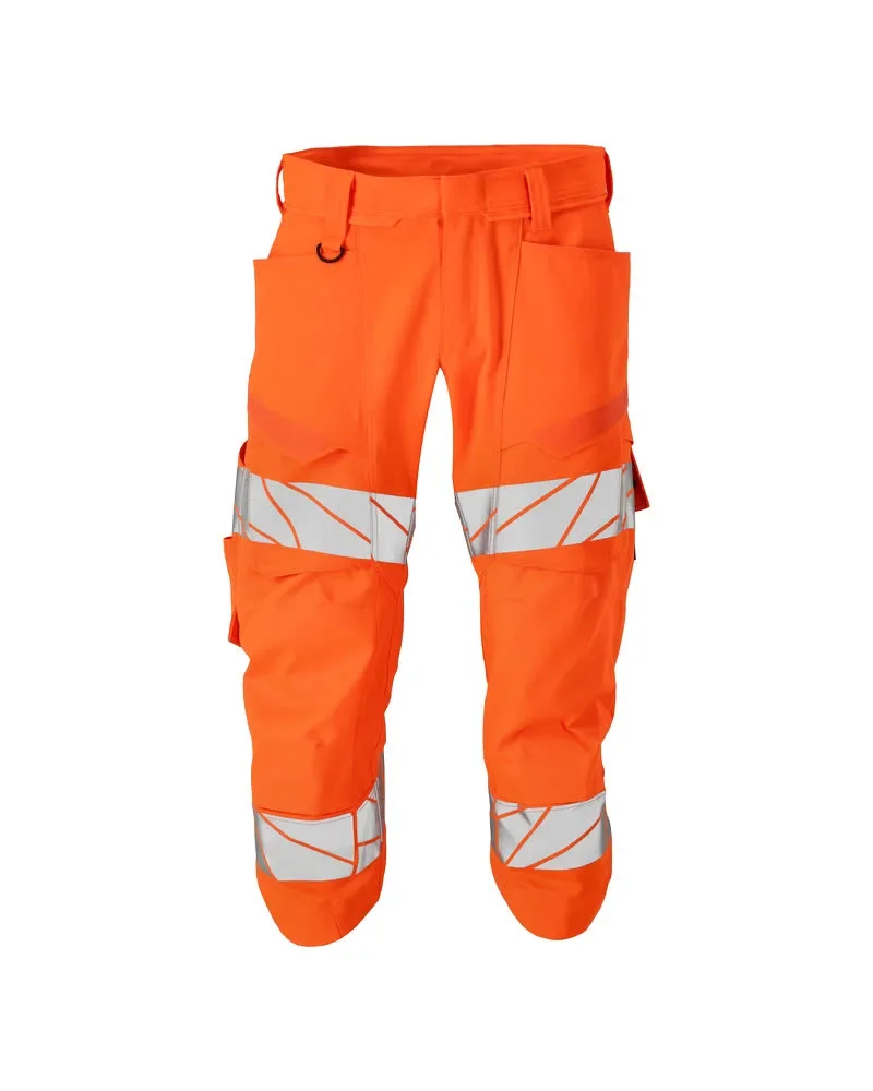 MASCOT® ACCELERATE SAFE Dreiviertel-Hose mit Knietaschen 25249-236 – Hi-vis Orange
