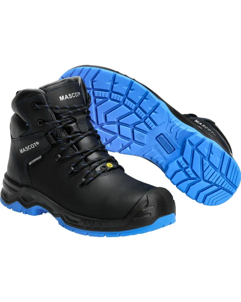 MASCOT® FOOTWEAR FLEX Sicherheitsstiefel F0141-902 – Schwarz/Kornblau