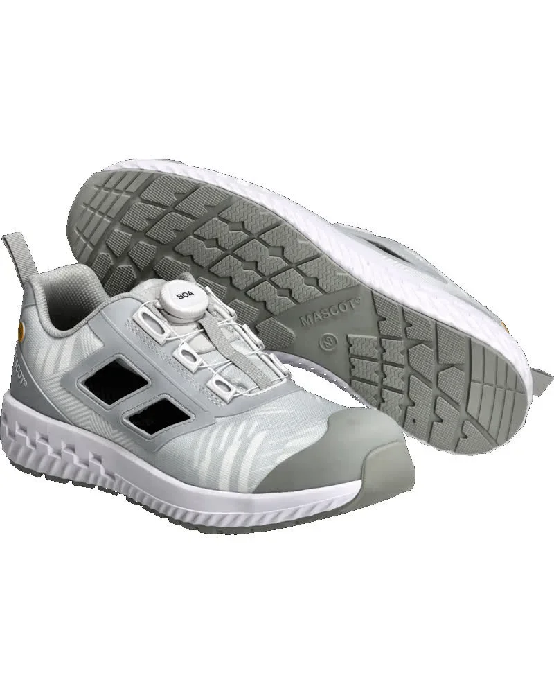 MASCOT® FOOTWEAR CUSTOMIZED Sicherheitssandalen F0651-704 – Weiss/Hellgrau-meliert