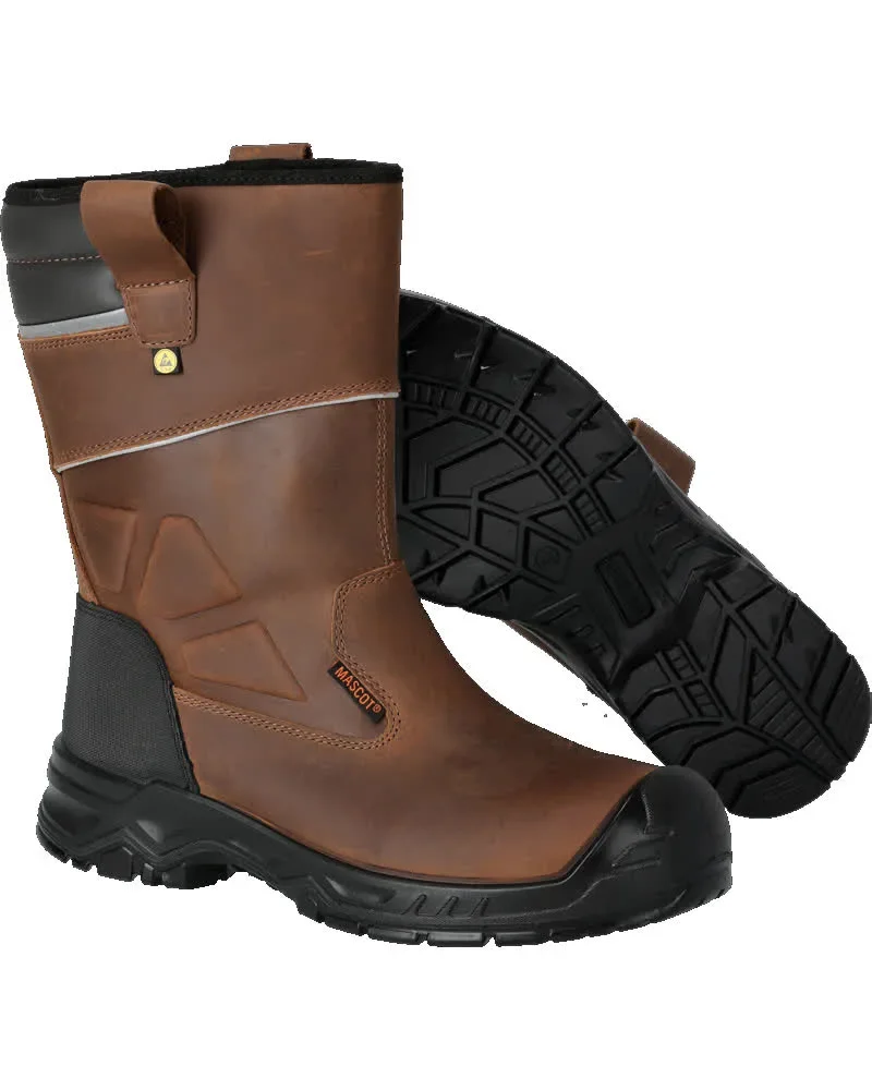 MASCOT® FOOTWEAR ORIGINALS Sicherheitsstiefel F1003-715 – Nussbraun/Schwarz