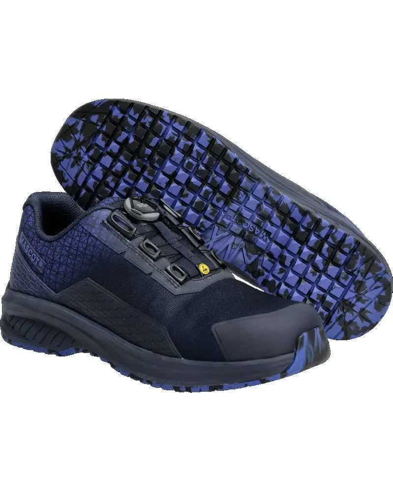 MASCOT® FOOTWEAR ACCELERATE Sicherheitsschuhe F1501-909 – Schwarzblau/Azurblau