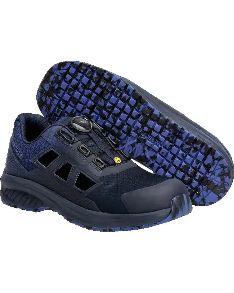 MASCOT® FOOTWEAR ACCELERATE Sicherheitssandalen F1504-909 – Schwarzblau/Azurblau